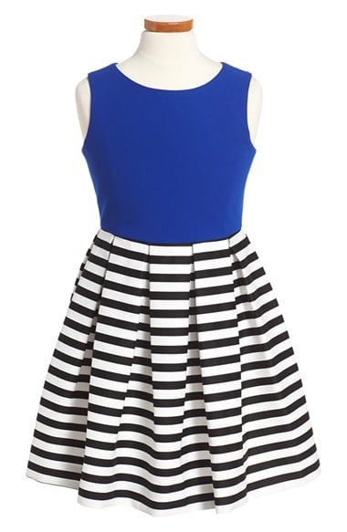 Milly Minis Sleeveless Pleated Dress (Toddler Girls, Little Girls & Big Girls) in Cobalt Blue