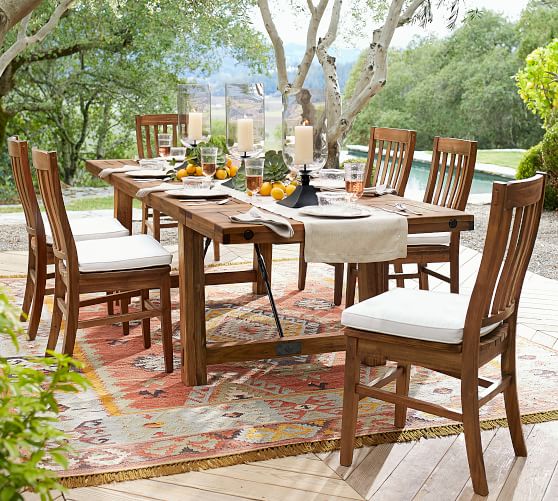 Pottery Barn Benchwright Sunbrella® Dining Chair Cushion warehouse clearance sale