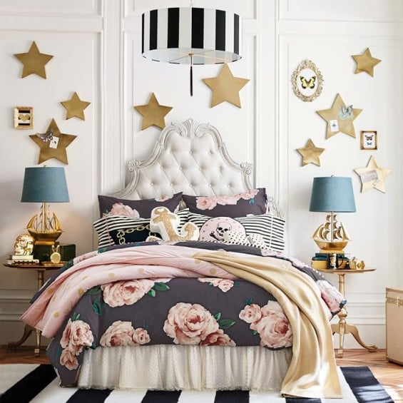 The Emily + Meritt Circus Stripe Rug. PB Teen