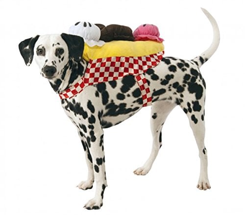 Banana Split Ice Cream Sundae Dog Costume, Medium