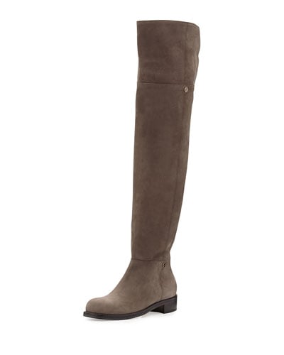 Jimmy Choo Deron Nubuck Over-the-Knee Boot in Light Quartz