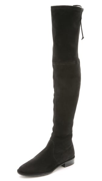 Stuart Weitzman Lowland Over the Knee Boots in Londra, Topo or Black