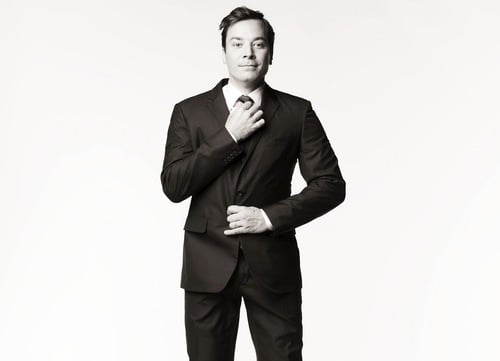 Watch Jimmy Fallon pen his Friday night thank you notes on the October 2, 2015 episode of The Tonight Show to bathroom door handles, bubbles, wedding registries, speed bumps, donuts and bagels, Skittles and M&Ms and astrology. Pictured: Jimmy Fallon -- Photo by: Andrew Eccles/NBC