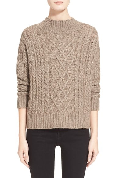 Frame Denim Cable Knit Sweater in Calico