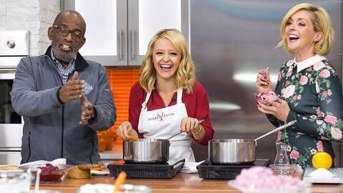 Watch Kelsey Nixon of the Cooking Channel show "Kelsey's Homemade" show Al Roker and Jane Krakowski how to make her Nana's creamy sweet and tangy cranberry salad, and her spicy but sweet cranberry sauce on the Friday, November 13th episode of the Today show. Image courtesy of Facebook.com/