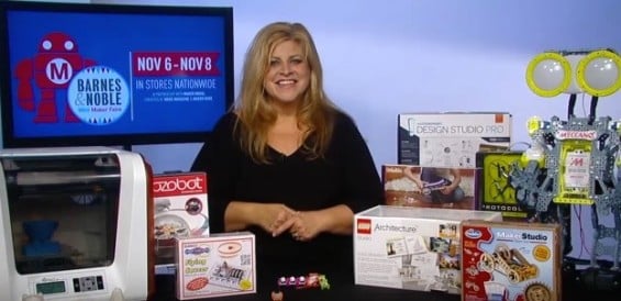 Barnes & Noble VP of Toys and Games Kathleen Campisano joined Candace Rose for an interview to dish on Mini Maker Faires taking place at your local Barnes & Noble on November 6th, 7th or 8th.