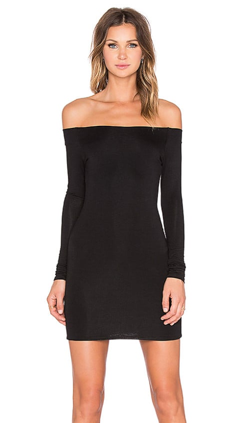 AMELIA OFF SHOULDER DRESS By DE LACY in Black, Petrol or White