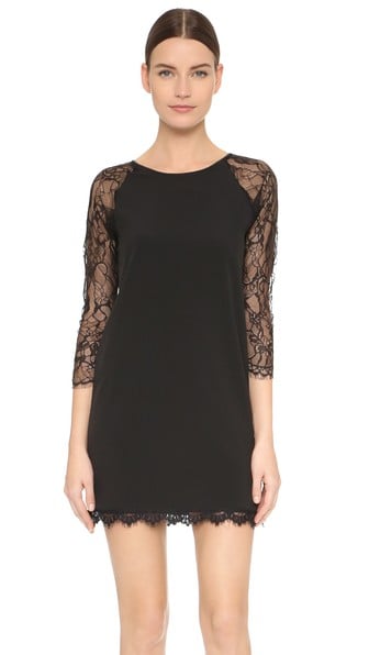 Loyd/Ford Lace Raglan Dress in Black