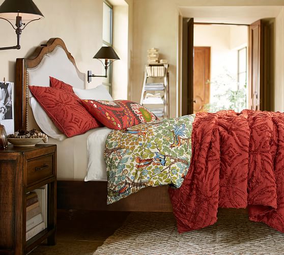 Pottery Barn Embroidered POLLY QUILT & SHAM