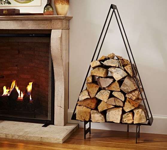 Pottery Barn TREE LOG HOLDER
