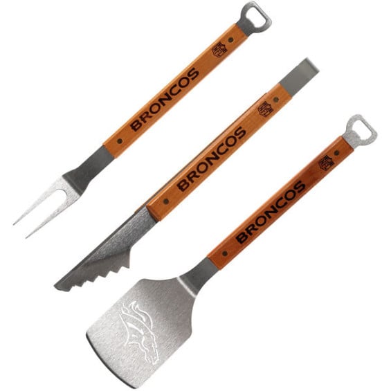 DENVER BRONCOS 3-PIECE BBQ SET