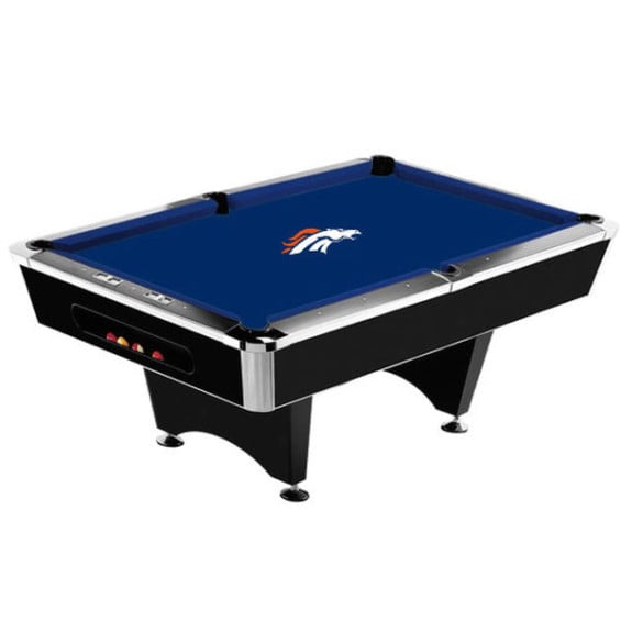 DENVER BRONCOS 8' BILLIARD CLOTH