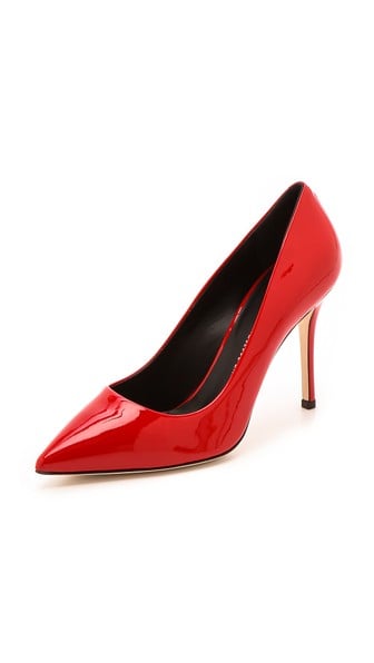 Giuseppe Zanotti Patent Leather Pumps in Red. Shopbop