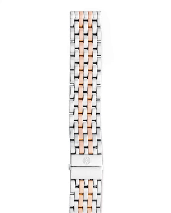 MICHELE 18mm Deco Bracelet Strap, Two-Tone. Neiman Marcus