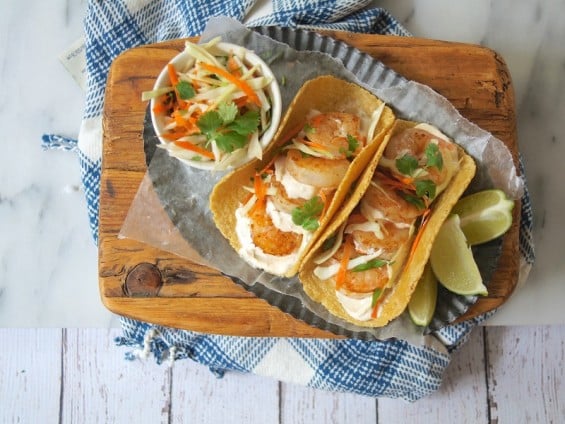 Baja style shrimp