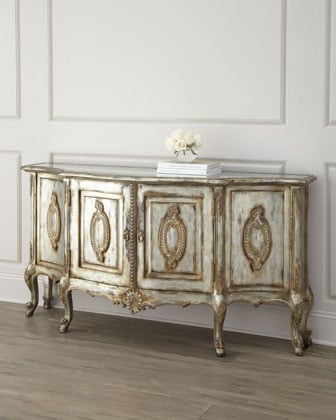 John-Richard Collection Arezzo Buffet in Antique White. Horchow