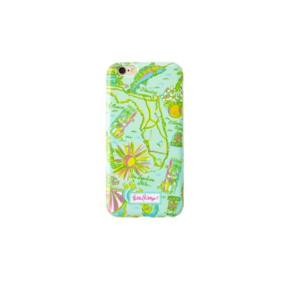 Lilly Pulitzer IPHONE 6/6S COVER - FLORIDA Sand Bar Blue Florida Tech