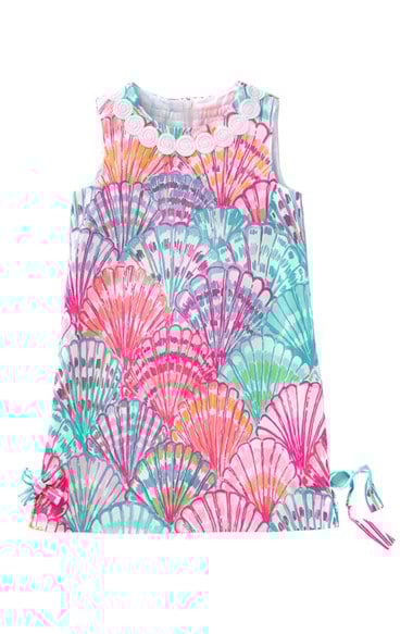Lilly Pulitzer® 'Little Lilly' Shift Dress (Toddler Girls, Little Girls & Big Girls) Multi Oh Shello