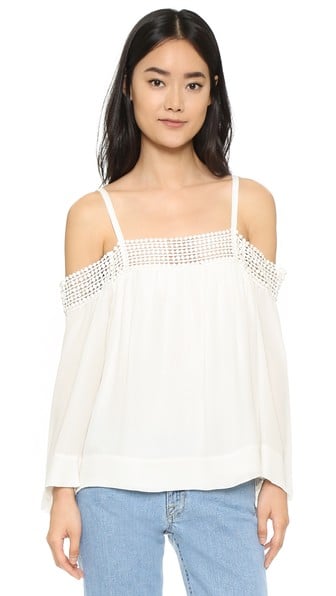 Rebecca Minkoff Sirena Top Chalk