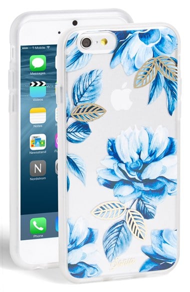 Sonix 'Indigo Floral' iPhone 6 & 6s Case Blue