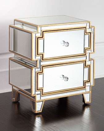 Willow Mirrored Chest. Horchow