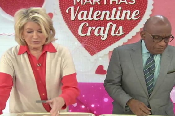 Watch Martha Stewart show Matt Lauer, Al Roker and Willie Geist some fun Valentine's Day DIY ideas! Learn how to make a monogrammed bud vase, ombre heart banner, and heart candle on the Friday, February 12, 2016 episode of the Today show.