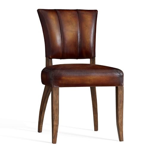 Pottery Barn ELLIOT LEATHER CHAIR