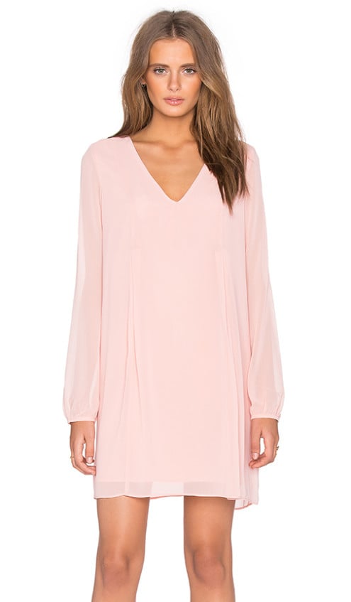 BCBGENERATION SHIFT DRESS Coral Rose long sleeve dresses for easter