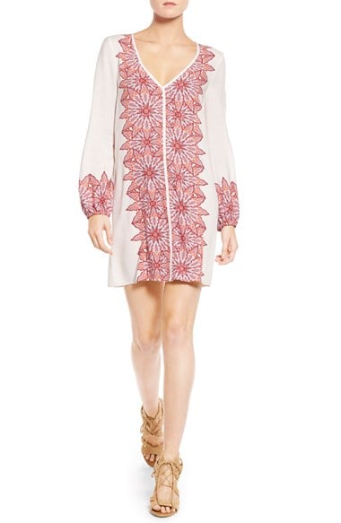 Ella Moss 'Caprice' Long Sleeve Shift Dress Ceramic long sleeve dresses for easter