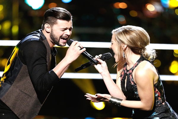 See country singers Justin Whisnant and Mary Sarah perform classic country legends Conway Twitty and Loretta Lynn's duet "Louisiana Woman, Mississippi Man" on Tuesday, March 15, 2016.