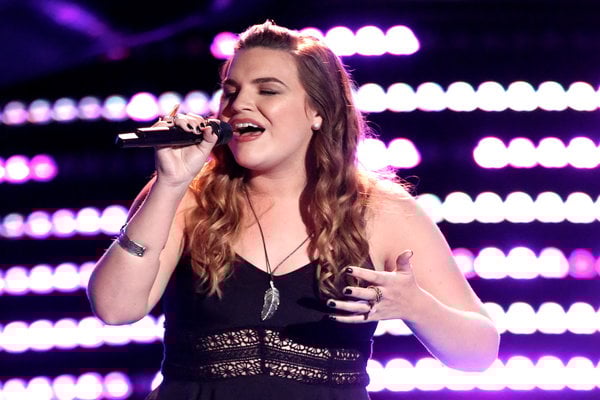 Watch Katie Basden of Team Adam Levine sings the Allman Brothers Band classic song "Midnight Rider" on "The Voice" season 10 episode 6.