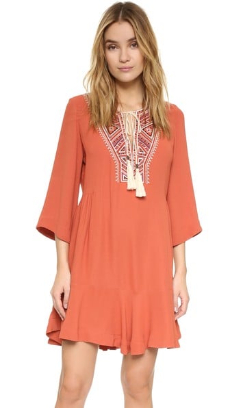 Twelfth St. by Cynthia Vincent Bell Sleeve Embroidered Dress Ginger long sleeve dresses for easter