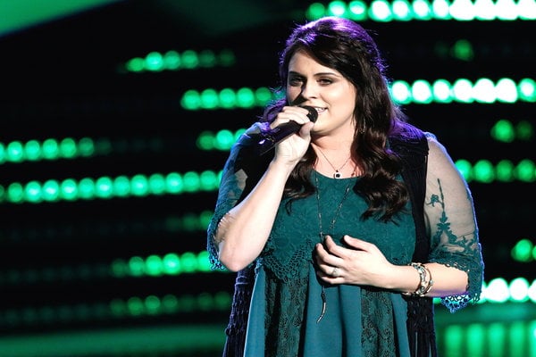 See inspiring singer Brittney Lawrence of Team Blake perform "Warrior" by Demi Lovato during her blind audition on "The Voice" (season 10 episode four.)