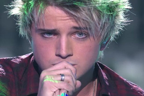 Watch Dalton Rapattoni perform Imagine Dragons hit song "Radioactive" on American Idol season 15 episode 17.