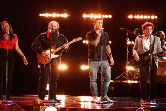 Watch The Voice Season 10 Episode 18 video: See coach Adam Levine and his team (Laith Al-Saadi, Shalyah Fearing and Owen Danoff) perform "If You Want Me to Stay" for the crowd on Tuesday, April 18, 2016.