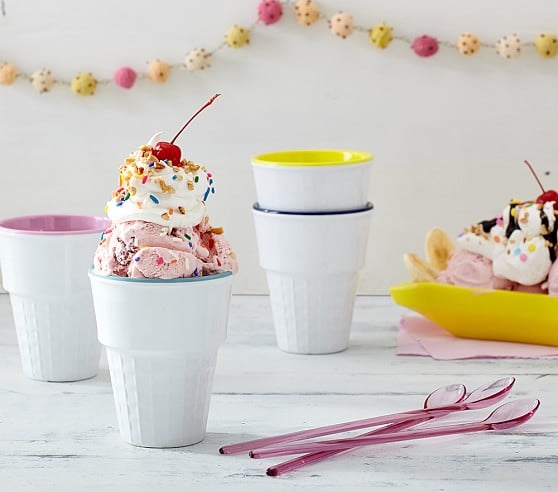 Ice Cream Cone Cups Fire and Creme Pottery Barn Kids