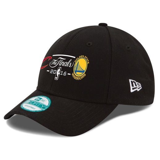 NEW ERA GOLDEN STATE WARRIORS VS. CLEVELAND CAVALIERS BLACK 2016 NBA FINALS BOUND DUELING 9FORTY ADJUSTABLE HAT golden state warriors 2016 western conference champions