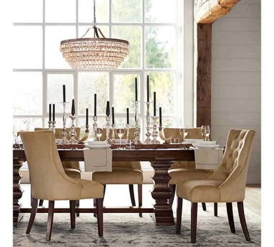 Pottery Barn BANKS EXTENDING DINING TABLE Medium Large pottery barn buy more save more sale memorial day 2016