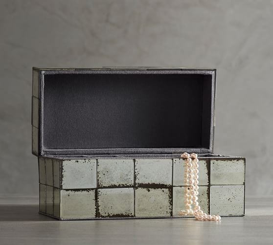 Pottery Barn VINTAGE MIRROR JEWELRY BOX pottery barn buy more save more sale memorial day 2016