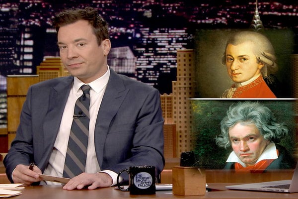 Watch Jimmy Fallon pen thank you notes on Friday, May 14, 2016 to Michael Phelps, Beethoven, Mozart, President Obama, El Chapo and more! Be sure to watch the video below to see the segment in its entirety.
