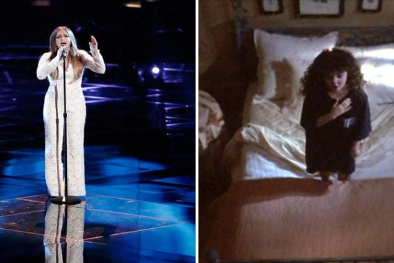 Watch The Voice season 10 winner Alisan Porter sing the Star Spangled Banner in "Curly Sue."