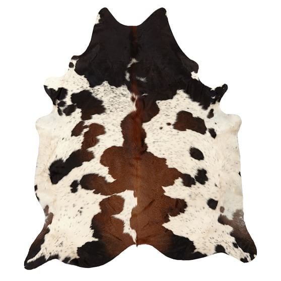 Black and Brown Spotted Cowhide Rug PB Teen sale