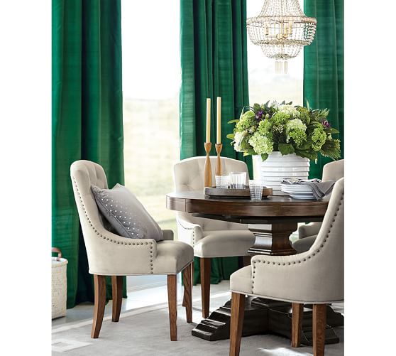 Pottery Barn BANKS EXTENDING PEDESTAL DINING TABLE pottery barn 4th of july sale buy more save more event