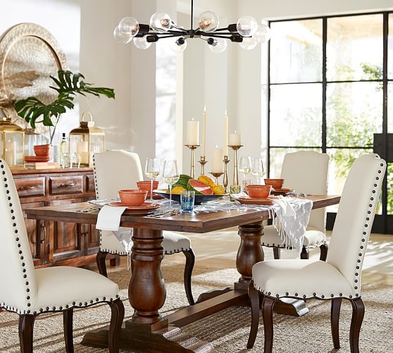 Pottery Barn BOWRY RECLAIMED WOOD FIXED DINING TABLE pottery barn buy more save more 4th of july sale