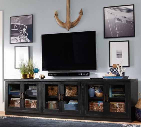 Pottery Barn REYNOLDS LONG LOW MEDIA SUITE pottery barn buy more save more 4th of july event