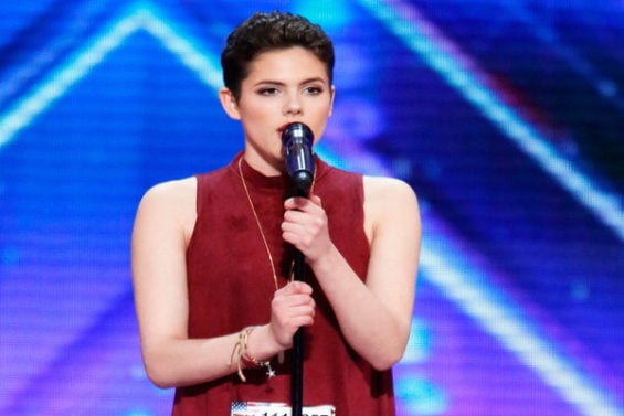 See 16 year old cancer survivor Calysta Bevier of Grand Rapids, Ohio wow the crowd and the judges with her amazing performance! I loved her cover of Rachel Platten's hit song "Fight Song." Her standing ovation was well deserved! She is such an inspiration to everyone. Simon Cowell used his golden buzzer on her. She is headed straight to the live shows!