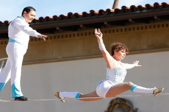 Watch America's Got Talent Season 11 Episode 3 Videos: See Duo Guerrero of Sarasota, Florida (ages 50 and 55) perform one of the most dangerous acts ever seen on the show! This daredevil couple delivers a heart-pounding performance on Tuesday, June 14, 2016. Nick Cannon had to help her with her tail!
