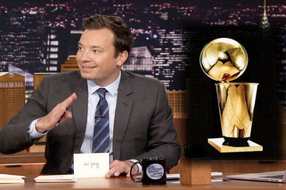 Watch video of Jimmy Fallon writing thank you notes to the NBA Finals trophy, Beyonce, Listerine and much more on the Friday, June 10, 2016 episode of The Tonight Show.