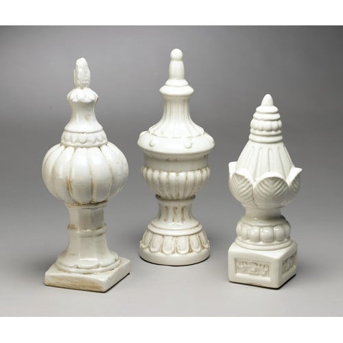 3 Piece Finial Set by AA Importing Wayfair 4th of july extravaganza