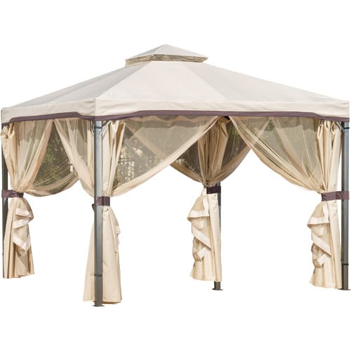 Bergamo 10 Ft. W x 10 Ft. D Polyester Gazebo by Home Loft Concepts Wayfair 4th of july extravaganza